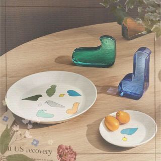 ミナペルホネン(mina perhonen)のIittala × minä perhonen  プレートセット🎵(食器)