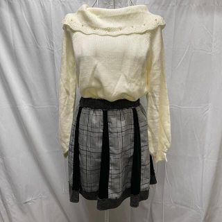 アクシーズファム(axes femme)のオフショルニット スカート axes femme titty&Co. 2点セット(セット/コーデ)