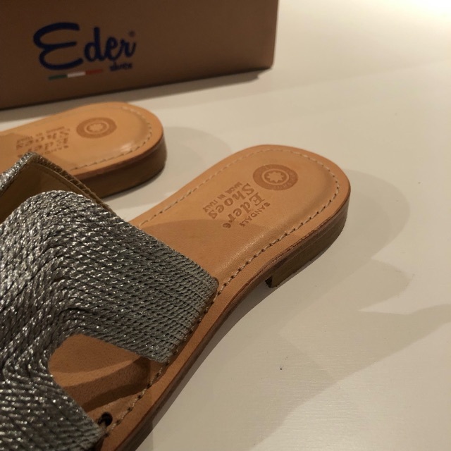 新品 EDER SHOES エダーシューズ イタリア製 革 レザー サンダル