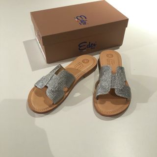 新品 EDER SHOES エダーシューズ イタリア製 革 レザー サンダル (サンダル)