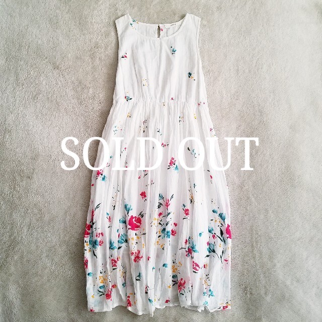 [as know as] flower print one-piece