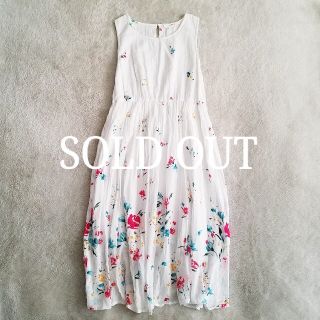 アズノウアズ(AS KNOW AS)の[as know as] flower print one-piece(ひざ丈ワンピース)