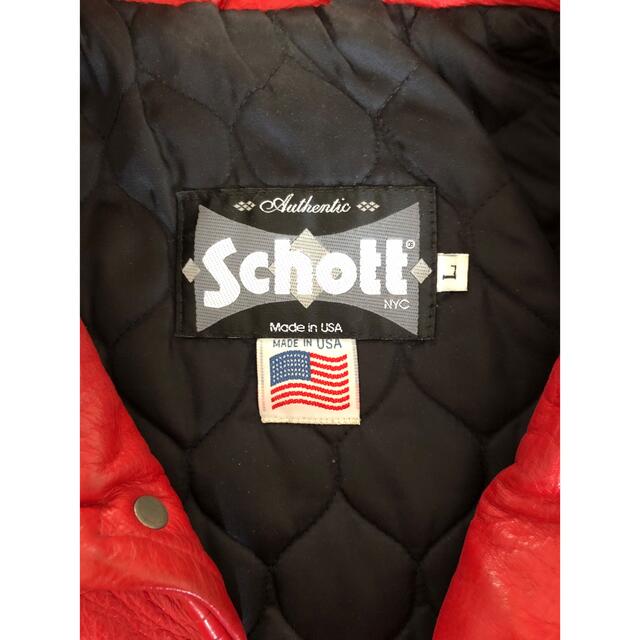 schott(ショット)のショット　革ジャン　本革 メンズのジャケット/アウター(レザージャケット)の商品写真