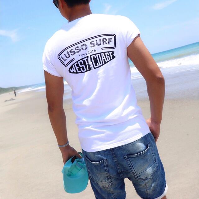 Deus ex Machina(デウスエクスマキナ)の西海岸系☆LUSSO SURF ウェストコーストTシャツ　Lサイズ☆RVCA メンズのトップス(Tシャツ/カットソー(半袖/袖なし))の商品写真