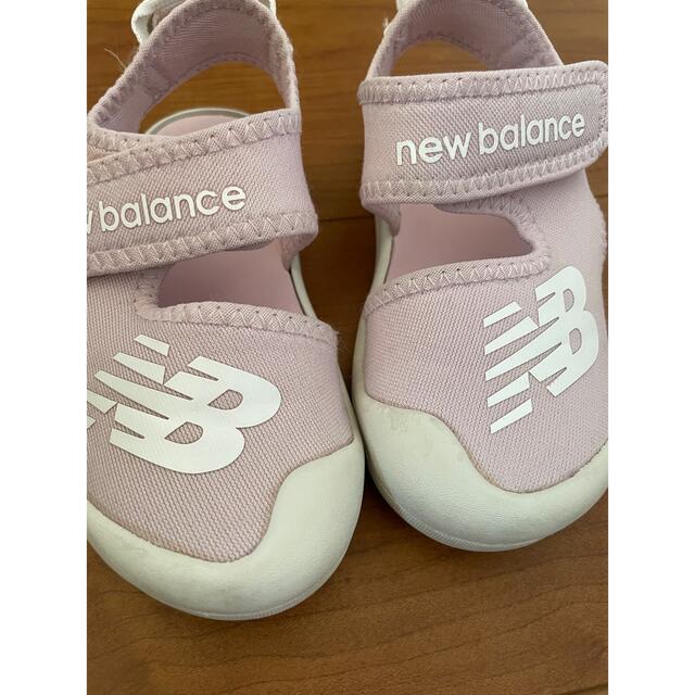 New Balance(ニューバランス)のニューバランス　15センチ　サンダル　ピンク キッズ/ベビー/マタニティのキッズ靴/シューズ(15cm~)(サンダル)の商品写真