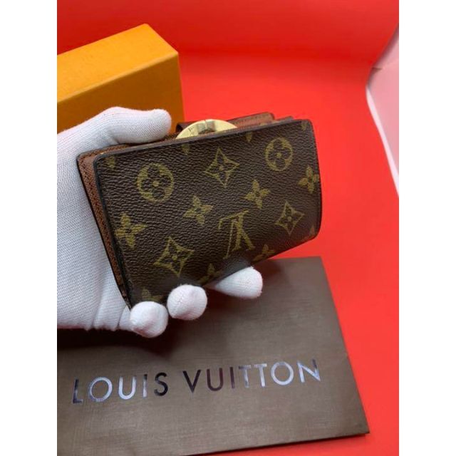 LOUIS VUITTON(ルイヴィトン)の美品　ルイヴィトン　ヴィエノワ　がま口　財布 レディースのファッション小物(財布)の商品写真