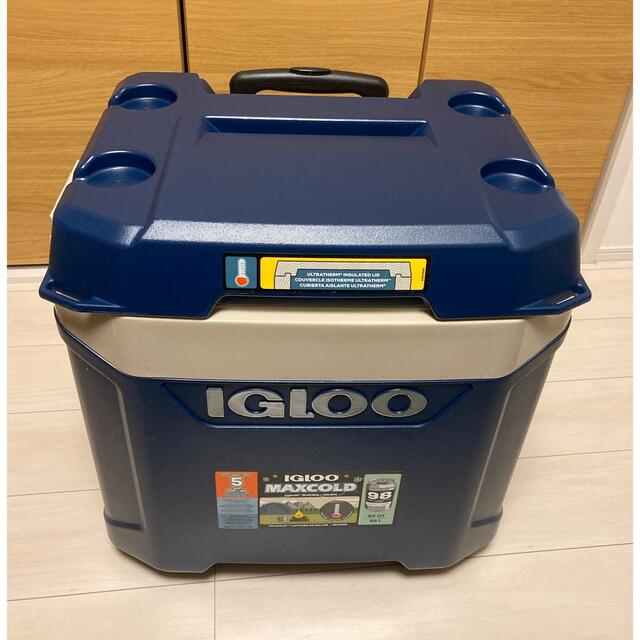 【美品】IGLOO イグルー マックスコールド クーラーボックス 62QT58L