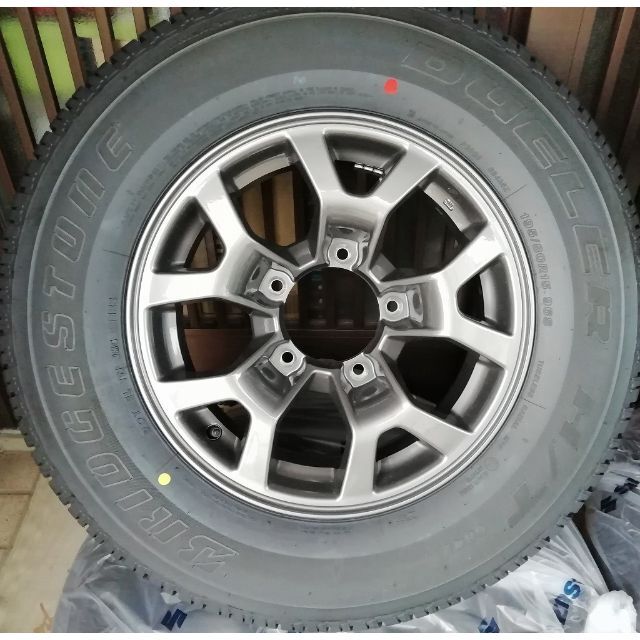 新車外し】4本 ジムニーシエラ アルミホイール タイヤ 195/80R15 | www