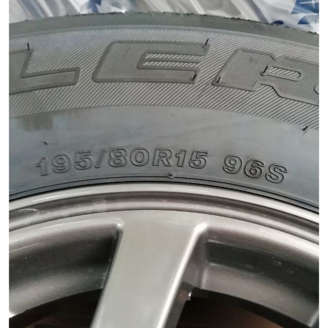 195/80R15 96Sジムニーシエラ純正4本セット（2,000km走行）