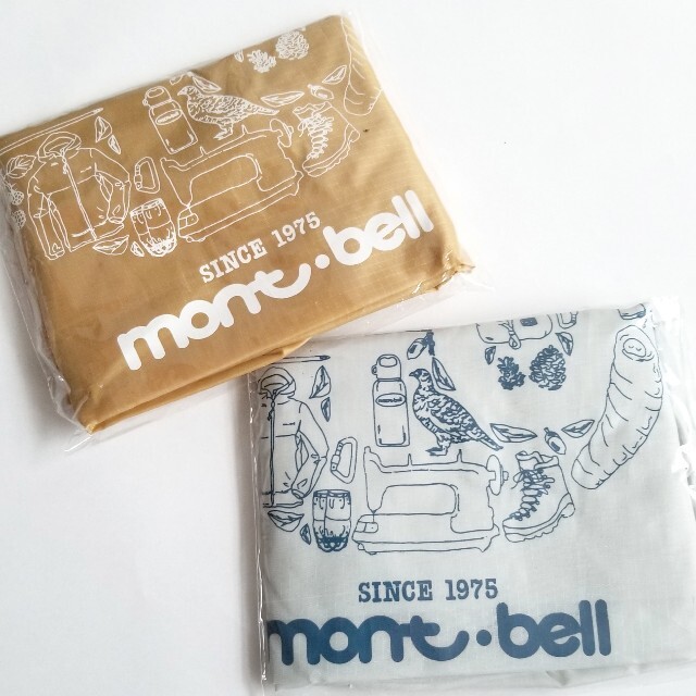 mont bell(モンベル)の新品　エコバッグ　モンベル　40周年　mont-bell　ショッピングバッグc レディースのバッグ(エコバッグ)の商品写真