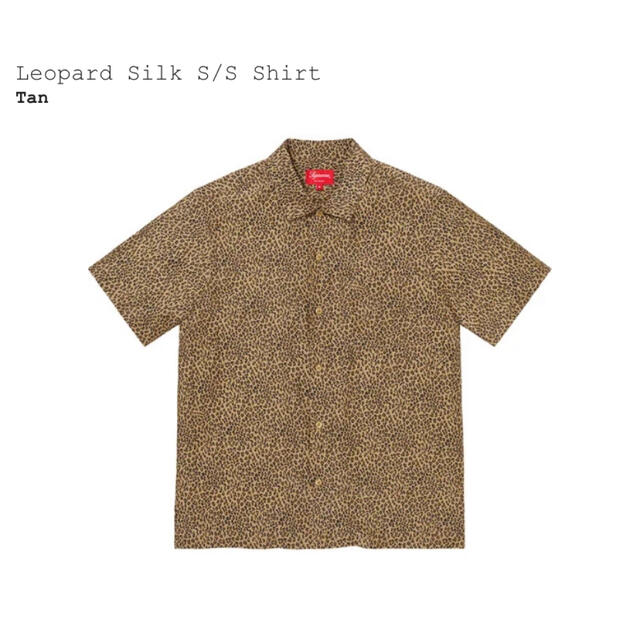 Supreme Leopard Silk S/S Shirt Tan