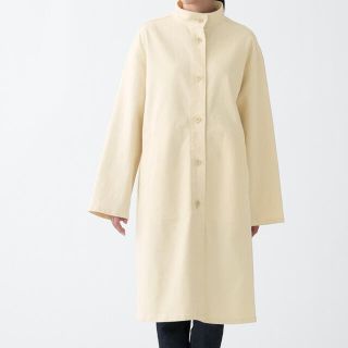 ムジルシリョウヒン(MUJI (無印良品))のリーフ様専用　　無印良品ストレッチデニムコート　男女兼用XS〜S(スプリングコート)