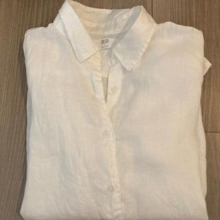 ユニクロ(UNIQLO)のユニクロ　プレミアムリネンシャツ（麻生地）(シャツ/ブラウス(長袖/七分))