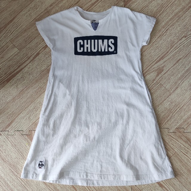 CHUMS(チャムス)のＣＨＵＭＳ ワンピース　120ｃｍ　訳あり キッズ/ベビー/マタニティのキッズ服女の子用(90cm~)(ワンピース)の商品写真