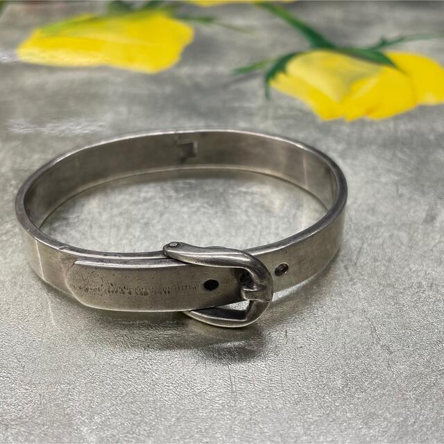 A808 used ベルト バングル スターリングシルバー 925 ブレスレット-