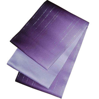 日本製 グラデーション 浴衣帯 リバーシブル ぼかし ゆかた帯 紫×ラベンダー(浴衣帯)