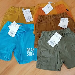 ブランシェス(Branshes)のブランシェス☆ハーフパンツ5点まとめ売り 80size(パンツ)