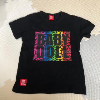 ベビードール(BABYDOLL)のBABYDOLL ロゴ ヒョウ柄 豹 レインボー Tシャツ 120(Tシャツ/カットソー)