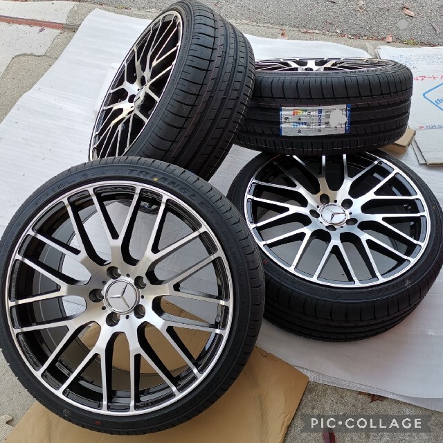 ベンツ Cクラス Eクーペ W205 W207 19インチ タイヤとホイール付き ベンツ Cクラス Eクーペ W205 W207 19インチ タイヤとホイール付き