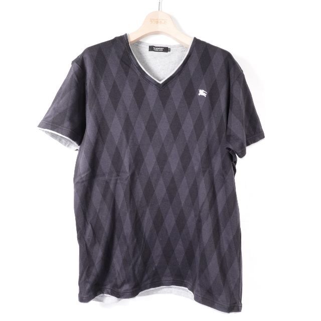 BURBERRY(バーバリー)のBURBERRY バーバリー　Tシャツ　メンズ　ブラック/グレー メンズのトップス(Tシャツ/カットソー(半袖/袖なし))の商品写真