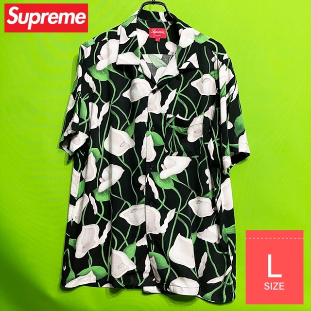 Supreme - Supreme Lily Rayon Shirt Lサイズの通販 by Baaa's shop