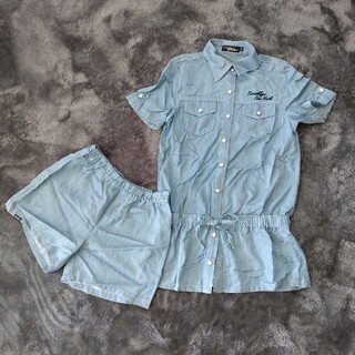 ブルークロス(bluecross)のBlue Cross　女のコ(M 150)　セットアップ　半袖(Tシャツ/カットソー)