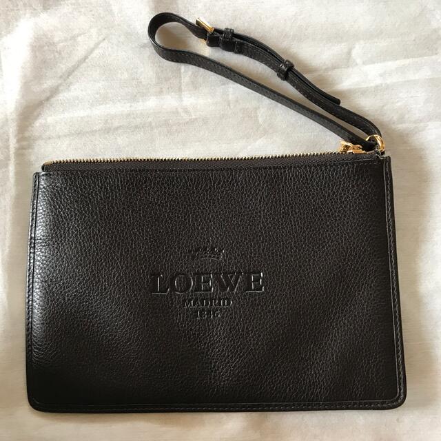 LOEWE(ロエベ)のLOEWE ロエベ　ビッグロゴ　ポーチ レディースのファッション小物(ポーチ)の商品写真