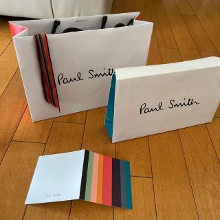 Paul Smith - ポールスミス ショップ紙袋 ギフトカード、リボン付きの