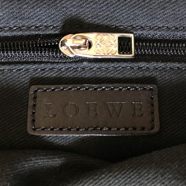 LOEWE(ロエベ)のLOEWE ロエベ　ハンドバッグ　アナグラム　トートバッグ　ベージュx黒 レディースのバッグ(トートバッグ)の商品写真