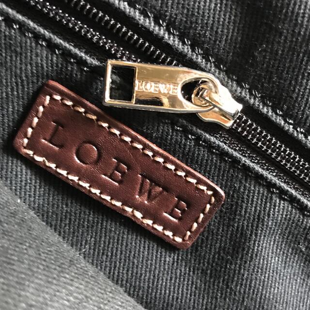 LOEWE(ロエベ)のLOEWE ロエベ　ハンドバッグ　アナグラム　トートバッグ　ブルー系 レディースのバッグ(トートバッグ)の商品写真