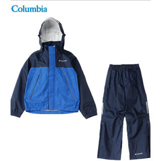 コロンビア(Columbia)のColumbia キッズ　レインスーツ　Sサイズ(レインコート)