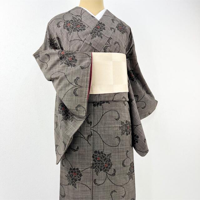 新生活 HI-160 大島紬 着物 暖色 まとめ売り4着 リメイク 材料 7 cetro
