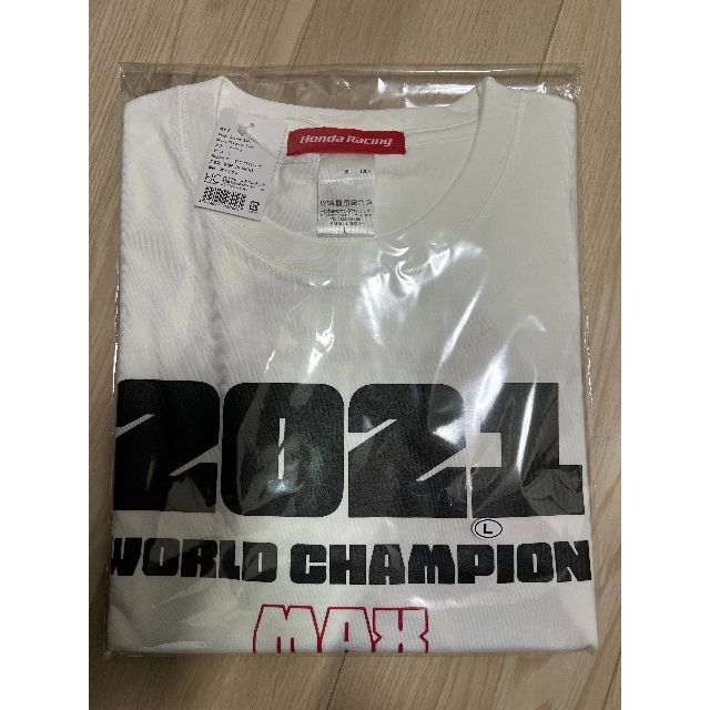 日本限定　F1 ホンダ 2021 優勝 Tシャツ Mサイズ チャンピオン  メンズのトップス(Tシャツ/カットソー(半袖/袖なし))の商品写真