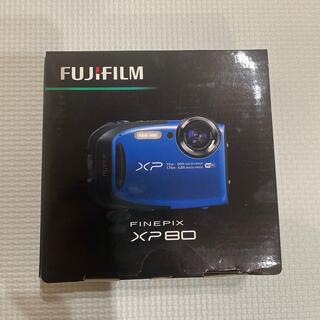 フジフイルム(富士フイルム)のFUJI FILM FinePix XP XP80 BLUE(コンパクトデジタルカメラ)