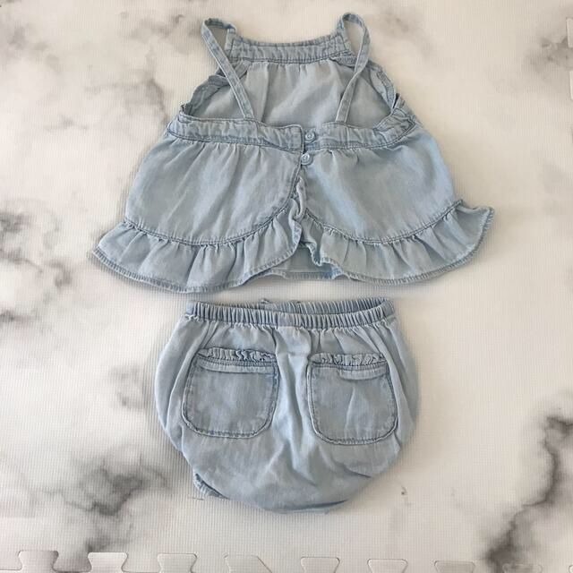 babyGAP(ベビーギャップ)のGAP baby デニムキャミソール　パンツ　セット キッズ/ベビー/マタニティのベビー服(~85cm)(その他)の商品写真