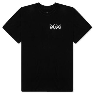 サカイ(sacai)のsacai x KAWS Embroidery Tシャツ サイズ1(Tシャツ/カットソー(半袖/袖なし))