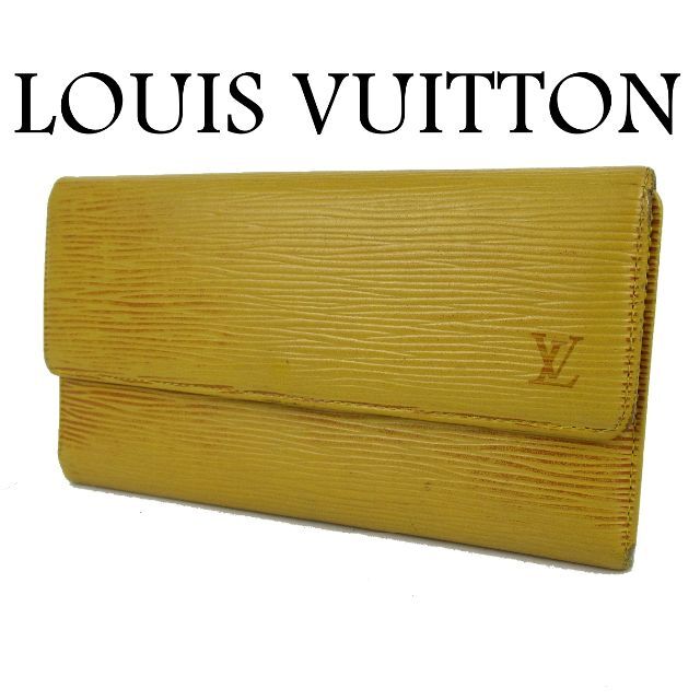 安い購入 - VUITTON LOUIS ヴィトン 長財布 インターナショナル ポルトトレゾール エピ M63389 財布