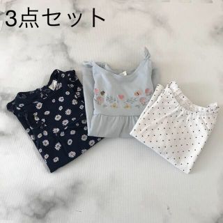 ニシマツヤ(西松屋)のトップス　3点セット　h&m 西松屋(タンクトップ/キャミソール)