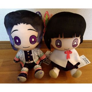 ☆鬼滅の刃　胡蝶しのぶ＆栗花落カナヲ　BIGぬいぐるみセット☆(キャラクターグッズ)