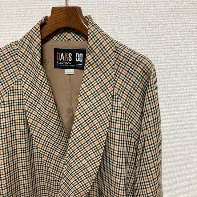 DAKS - 80s 90s◇DAKS ダックス◇ハウスチェック ベルト付 DAKS - 80s 90s◇DAKS ダックス◇ハウスチェック ベルト付