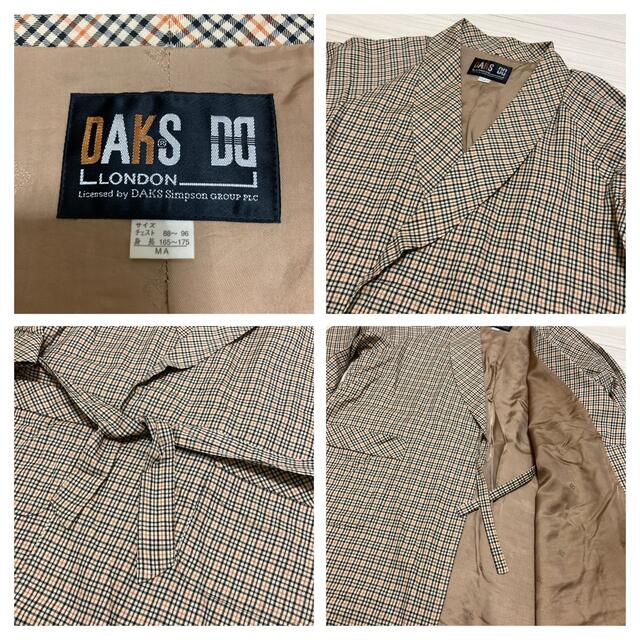 DAKS - 80s 90s◇DAKS ダックス◇ハウスチェック ベルト付 DAKS - 80s 90s◇DAKS ダックス◇ハウスチェック ベルト付