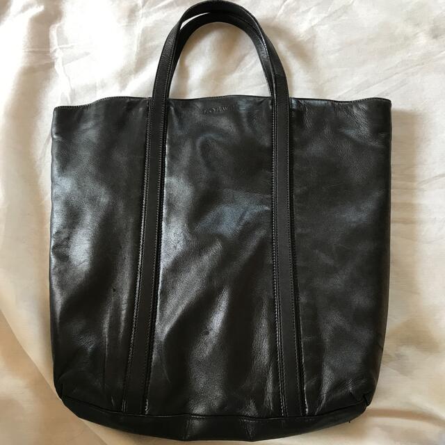 レディースLOEWE ロエベ　ハンドバッグ　羊革　トートバッグ　黒