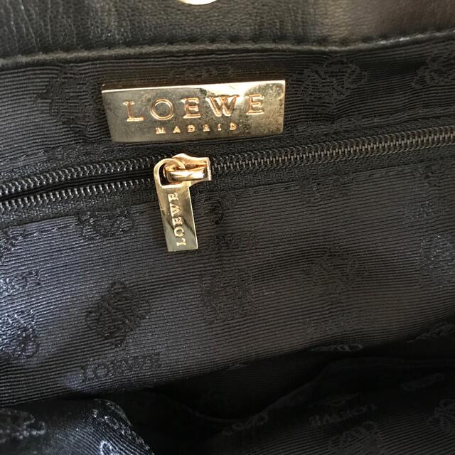 LOEWE(ロエベ)のLOEWE ロエベ　ハンドバッグ　羊革　トートバッグ　黒 レディースのバッグ(トートバッグ)の商品写真
