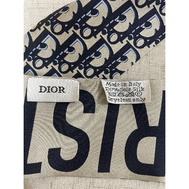 Christian Dior - お薦め ♬ディオール スカーフ ブラックと青い 102*6cm♬ 早い者勝ち！の通販 by Mizuka's