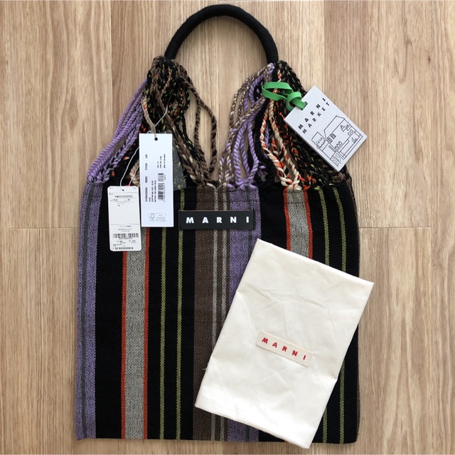 トートバッグMARNI MARKET ハンモックバッグ マルニフラワーカフェ