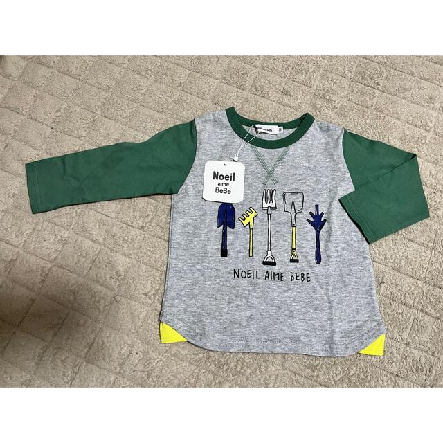 BEBE Noeil(ベベノイユ)の【新品タグ付き】　BEBE Noeil ロンT サイズ90 キッズ/ベビー/マタニティのキッズ服男の子用(90cm~)(Tシャツ/カットソー)の商品写真