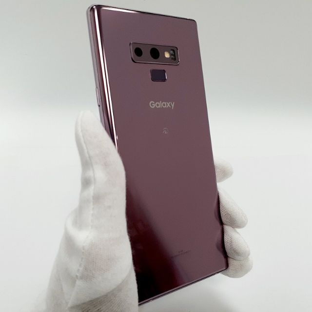 SAMSUNG(サムスン)の♦ ギャラクシーノート 9 本体 ラベンダーパープル SIMフリー 3点セット スマホ/家電/カメラのスマートフォン/携帯電話(スマートフォン本体)の商品写真