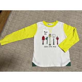 ベベノイユ(BEBE Noeil)の【新品タグ付き】BEBE Noeil ロンT サイズ120(Tシャツ/カットソー)