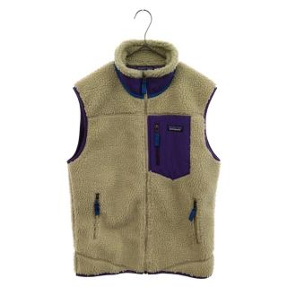 パタゴニア(patagonia)のPATAGONIA パタゴニア クラシックレトロX フリースベスト ナチュラル×パープル STY23048FA20(ベスト)