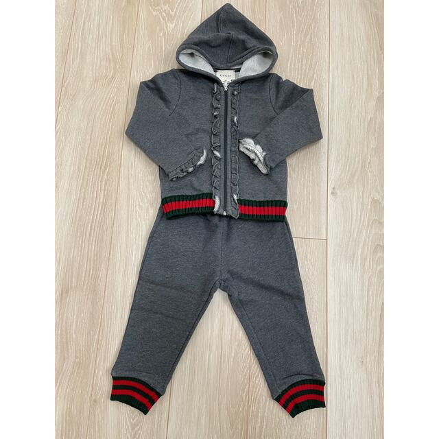 Gucci(グッチ)のグッチベビー　女の子　スウェット上下セット キッズ/ベビー/マタニティのキッズ服女の子用(90cm~)(ジャケット/上着)の商品写真